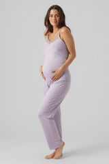 Womensecret Set pijama maternity morado/lila