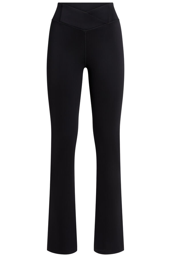 Reebok Pantal&oacute;n deportivo jogger acampanado Reebok  negro