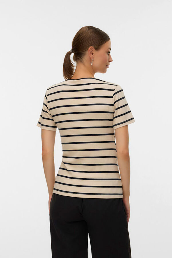 Mamalicous Kurz&auml;rmeliges Maternity- und Still-Top Braun