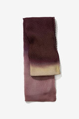 Vilanova Pa&ntilde;uelo Plisado Estampado Gradiente fucsia