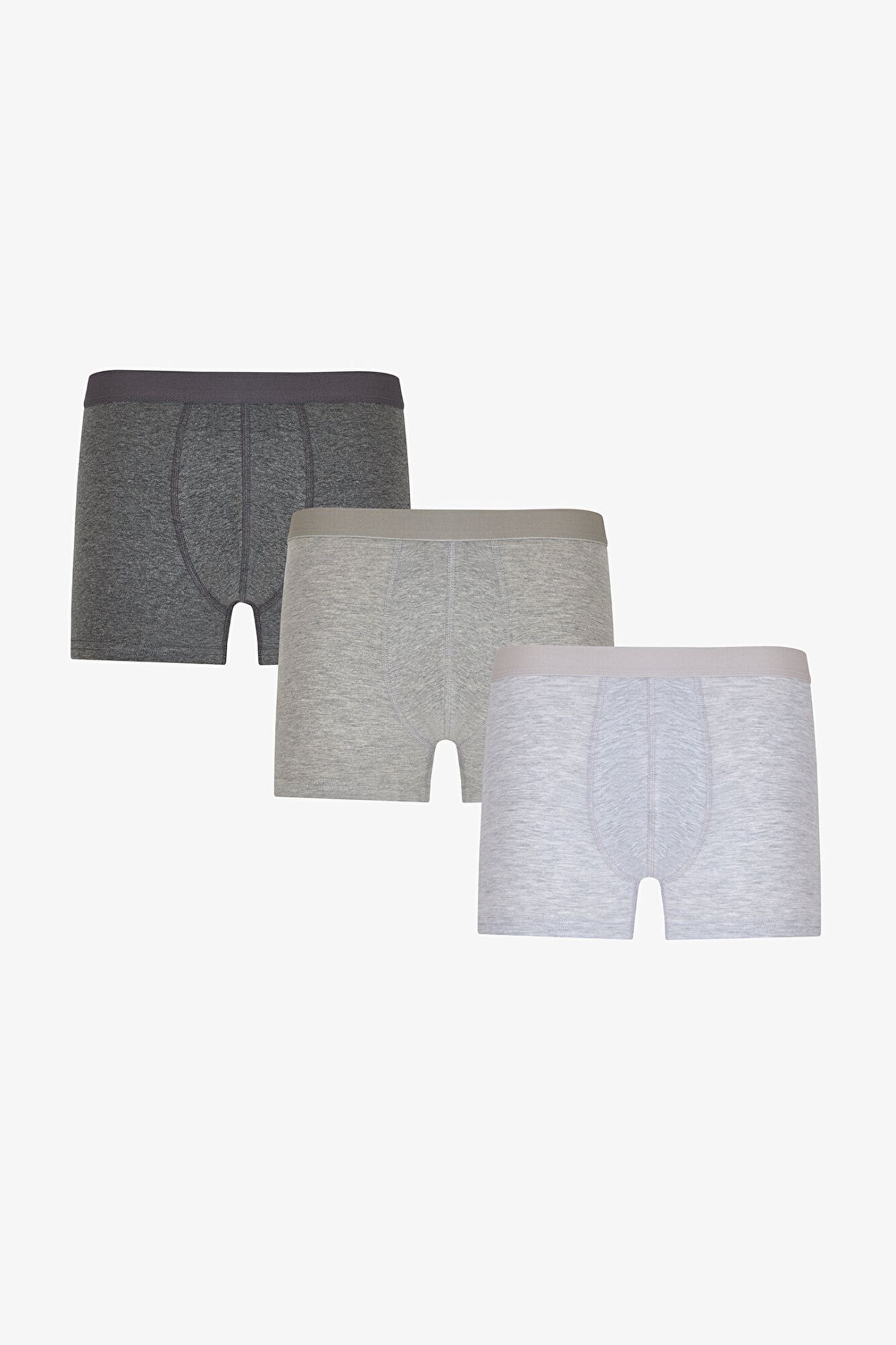 Penti Pack de 3 boxers b&aacute;sicos cinzentos