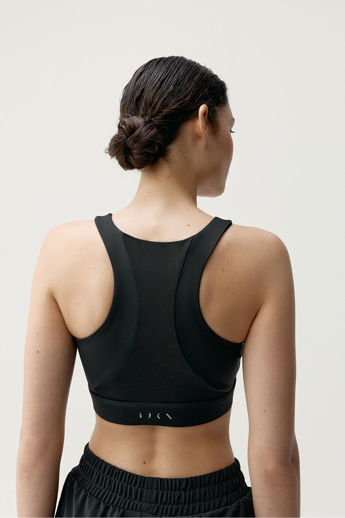 Born Living Yoga Black sports top Padma 2.0