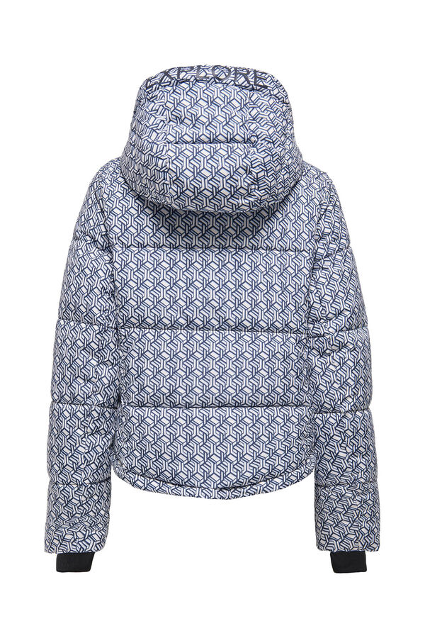 Only Play Chaqueta de esquí acolchada técnica estampada para mujer blanco