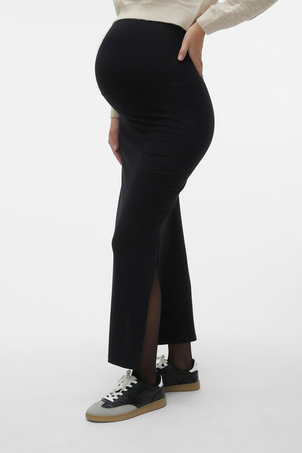 Womensecret Long maternity skirt Crna
