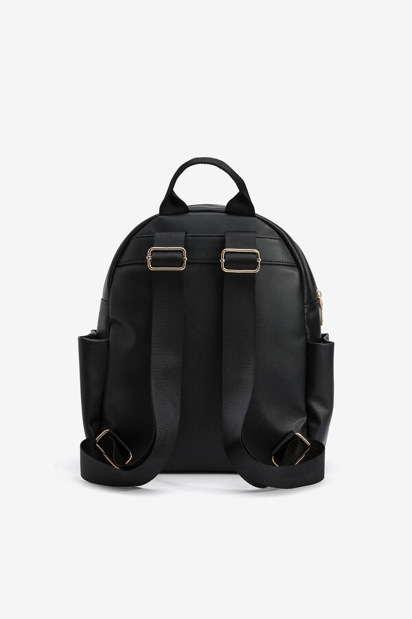 Womensecret Backpack with contrast detachable bag fekete