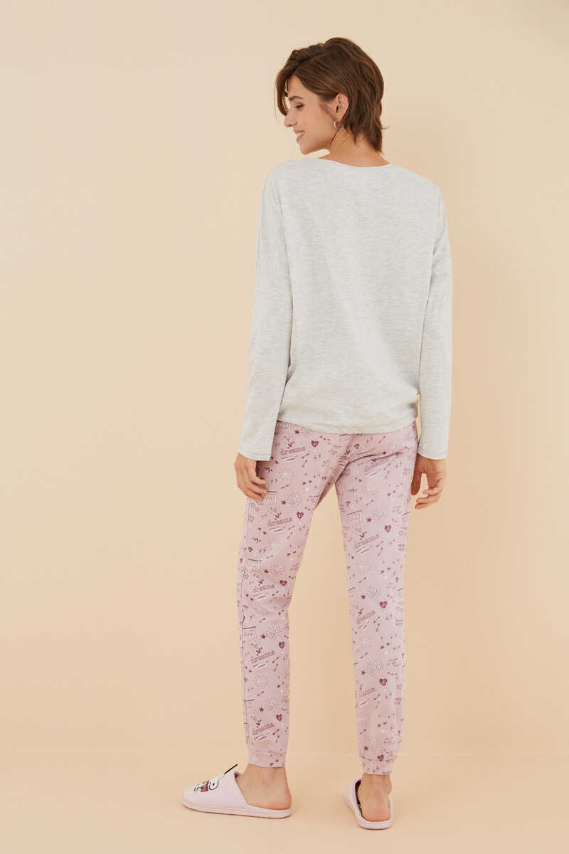 Womensecret 100% cotton grey Snoopy & Co. pyjamas grey