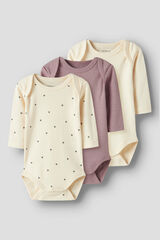 Name it Pack de bodies corazones. beige