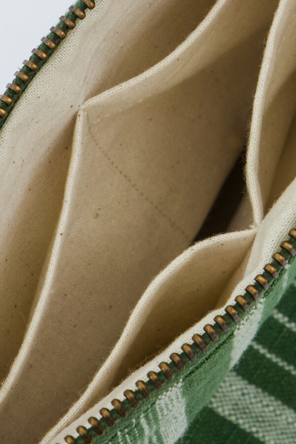 Meraki Green makeup bag printed