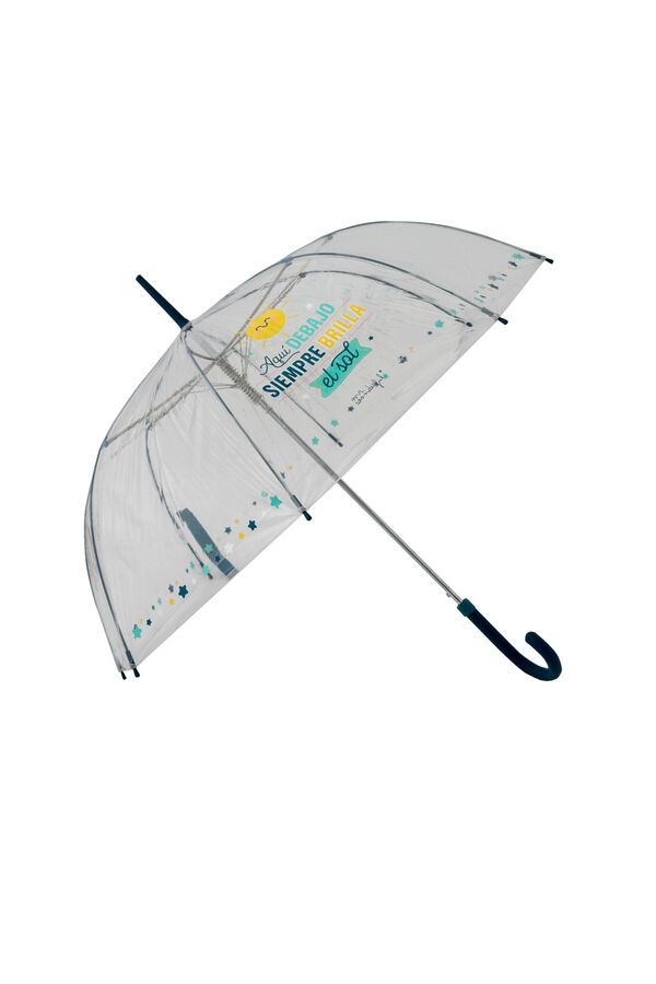 Womensecret Guarda-chuva transparente estampado