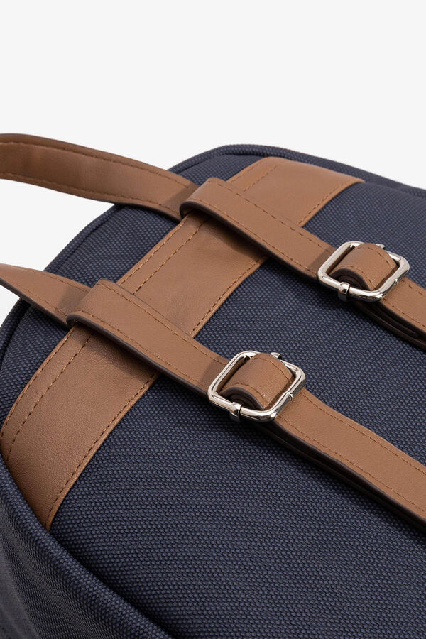 Vilanova Mochila com Textura azul