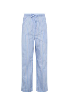 Womensecret Pantalón pijama largo multirayas blue