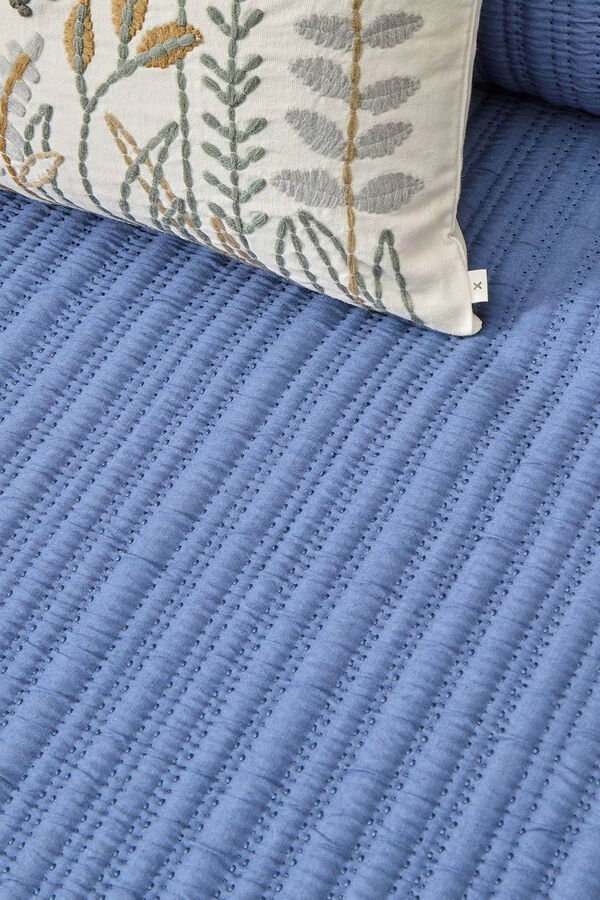 Womensecret Wende-Bettdecke einfarbig Blau