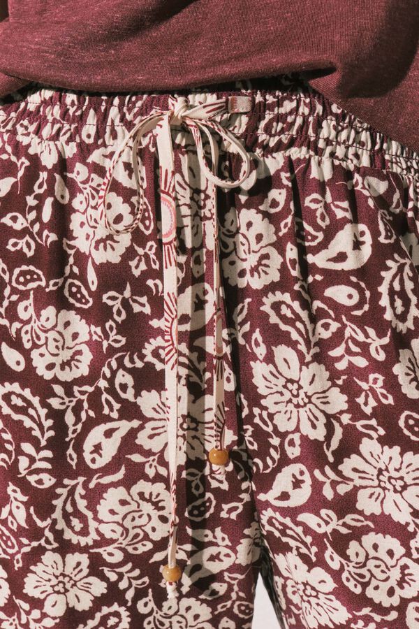 Women'secret Duge pantalone sa boho printom Print