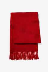 Vilanova Manta Bufanda Cardada rojo