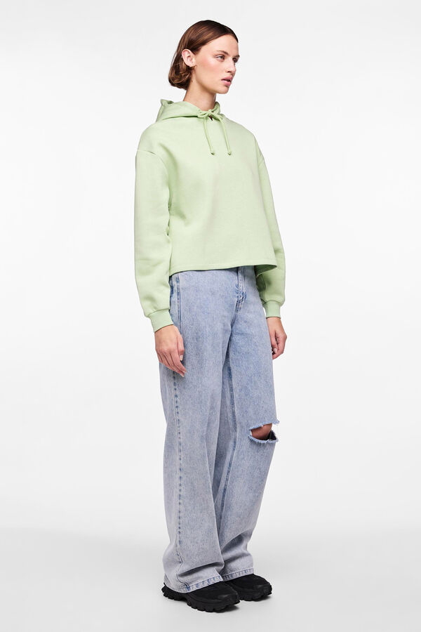 Womensecret Klassisches Sweatshirt mit Kapuze Grün