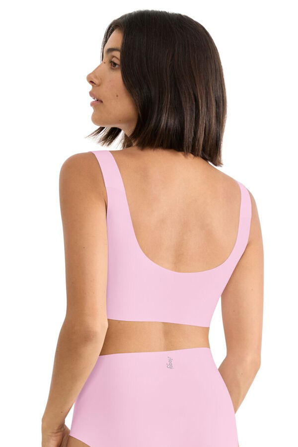 Sloggi Microfibre seamless bra top pink
