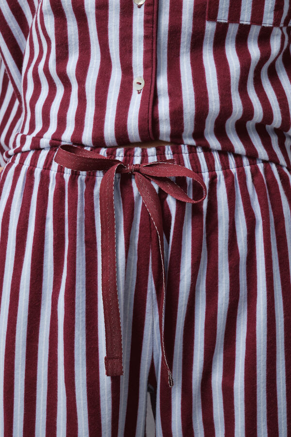 Women'secret Striped contrast classic pyjamas printed