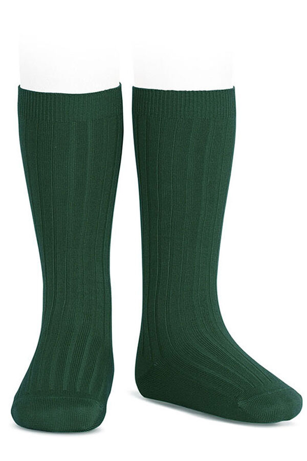Condor Essentials ribbed high socks green