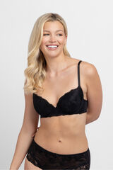 Dorina Sujetador escote profundo Perfect lace negro
