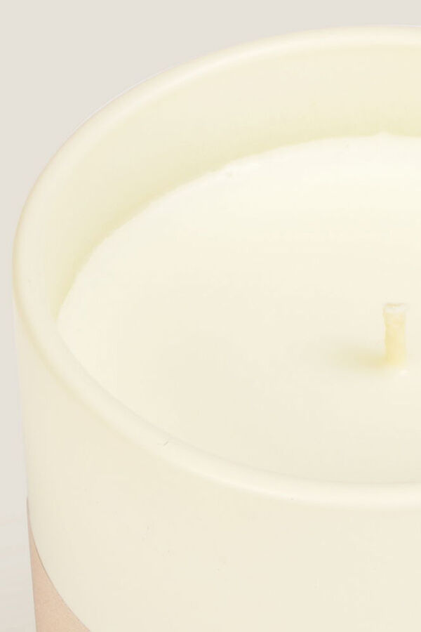 Textura Floral scented candle brown