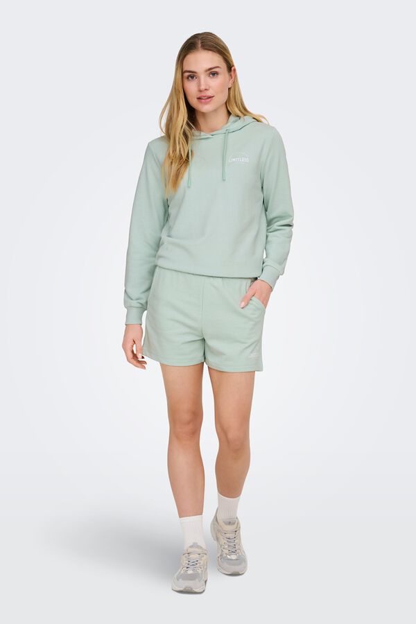 Only Play Pantal&oacute;n corto de ch&aacute;ndal gris