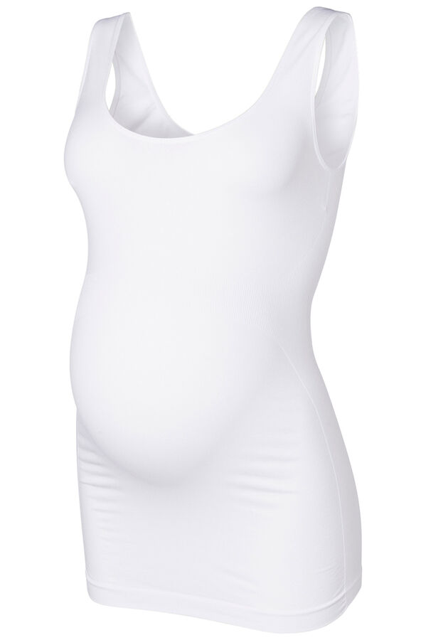 Womensecret Top Maternity Seamless recyceltes Nylon Weiß