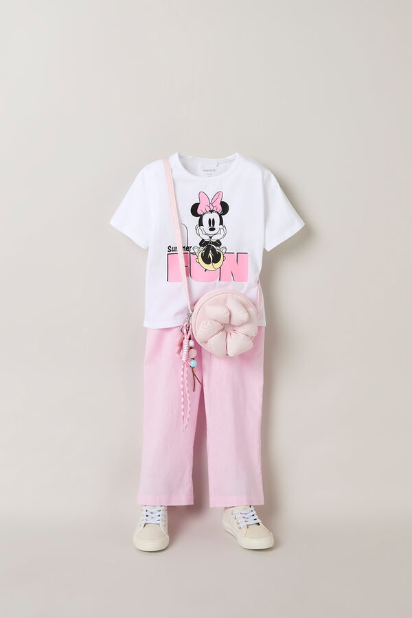 Name it Short sleeve girl's T-shirt MINNIE white