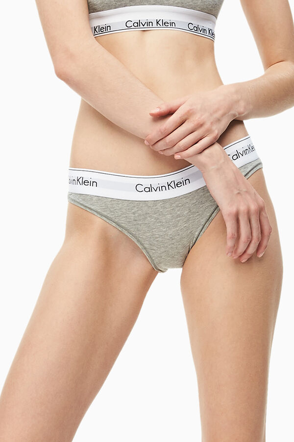 Calvin klein High Leg Brazilian Panties Grey