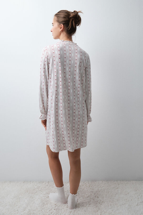Women'secret Snoopy hearts short nightgown printed