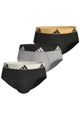 Adidas Pack of 3 logo briefs white