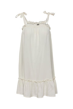 Womensecret Short strappy dress blanc