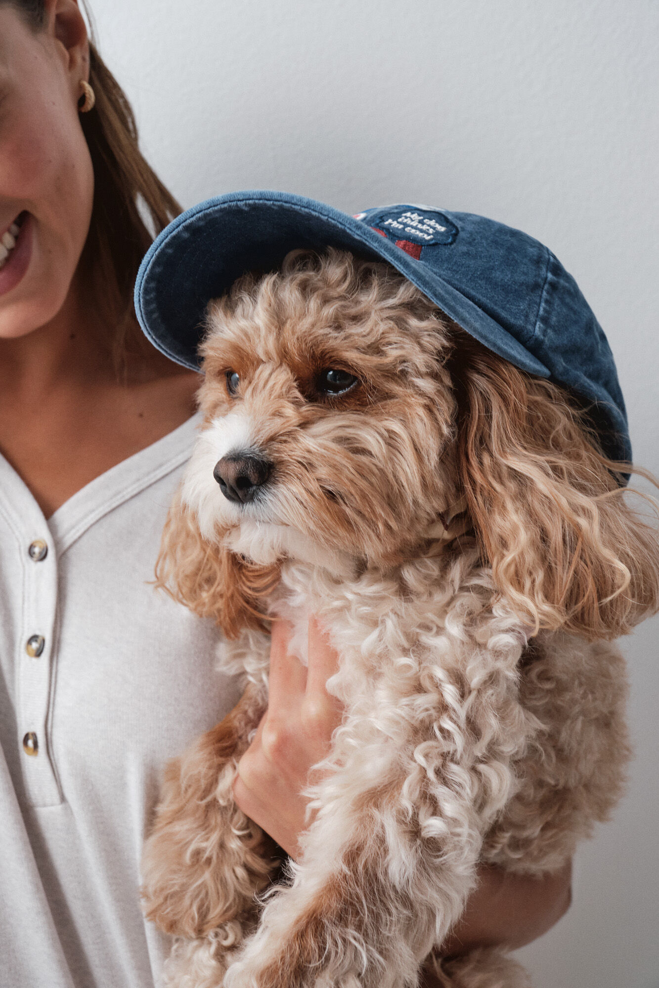 Women'secret Casquette bleue brod&eacute;e
