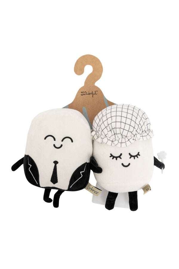 Womensecret Iconic wedding soft toys for giving to the next couple to get married - Toast and jam Weiß
