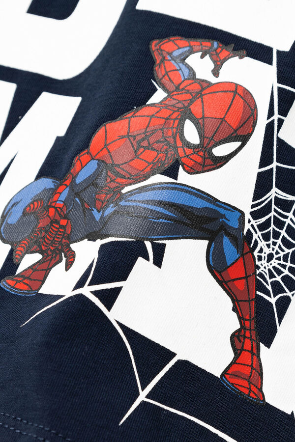Womensecret Camiseta de niño manga corta Spiderman azul