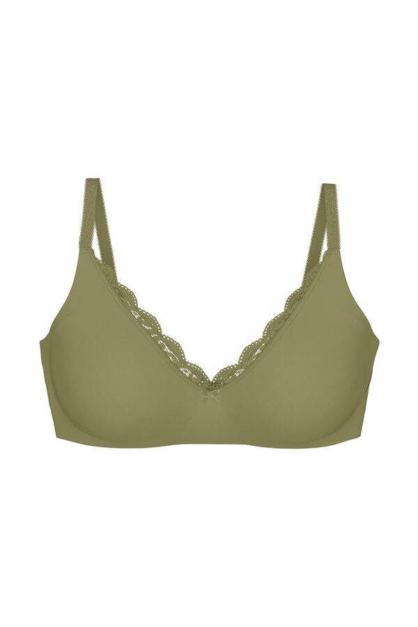 Triumph Sujetador reductor jacquard verde