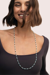 Singularu Halskette lang Altea Ice Stahl vergoldet