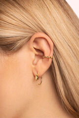 Womensecret Pendiente Suelto Ear Cuff Twine Oro imprimé