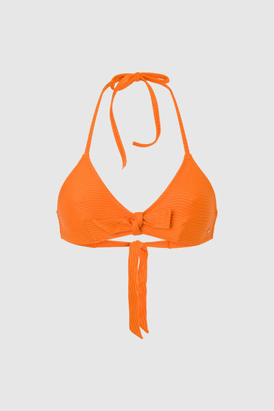 Womensecret Bikini Top with Knotted Ties Rot