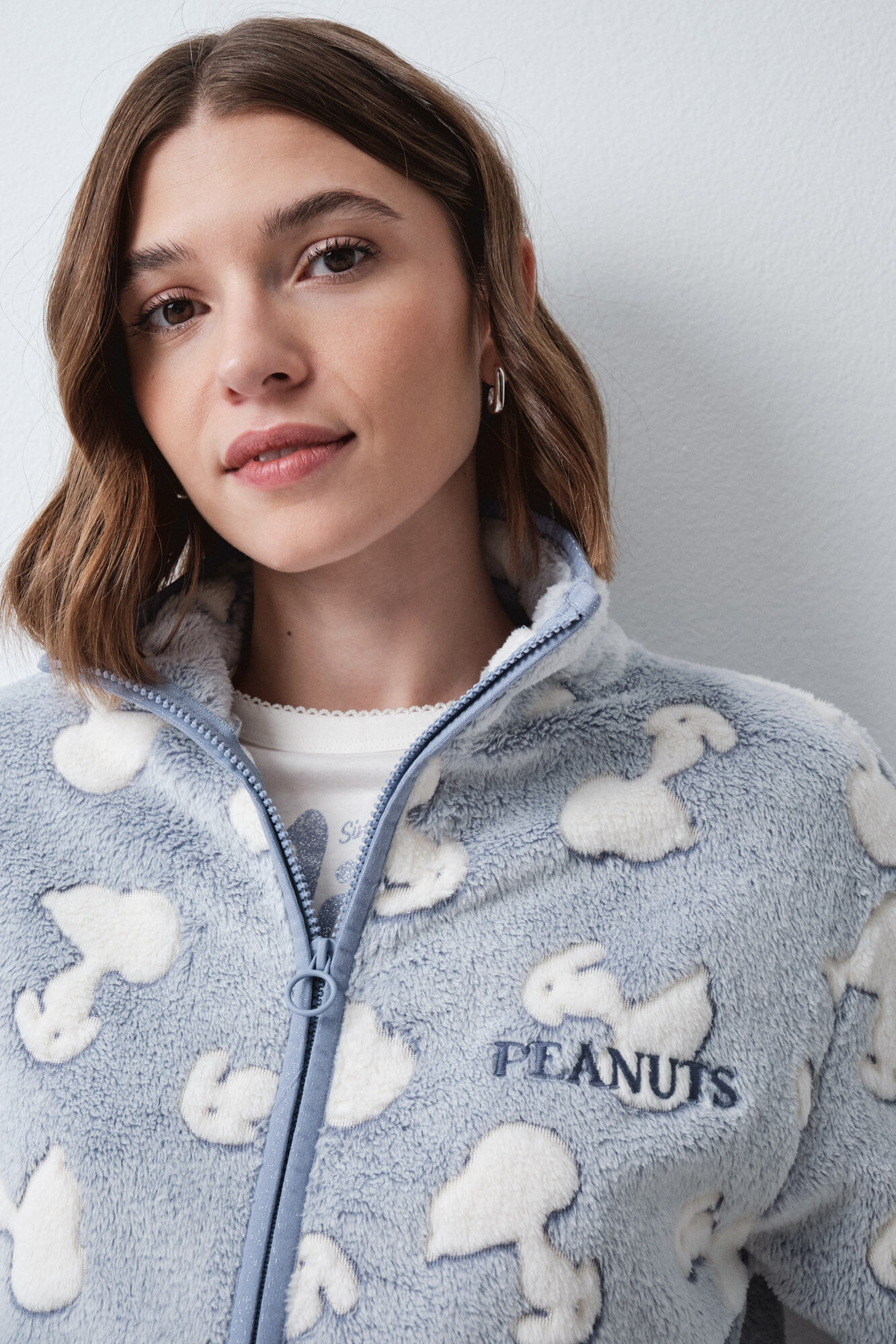 Women'secret Snoopy fleece robe