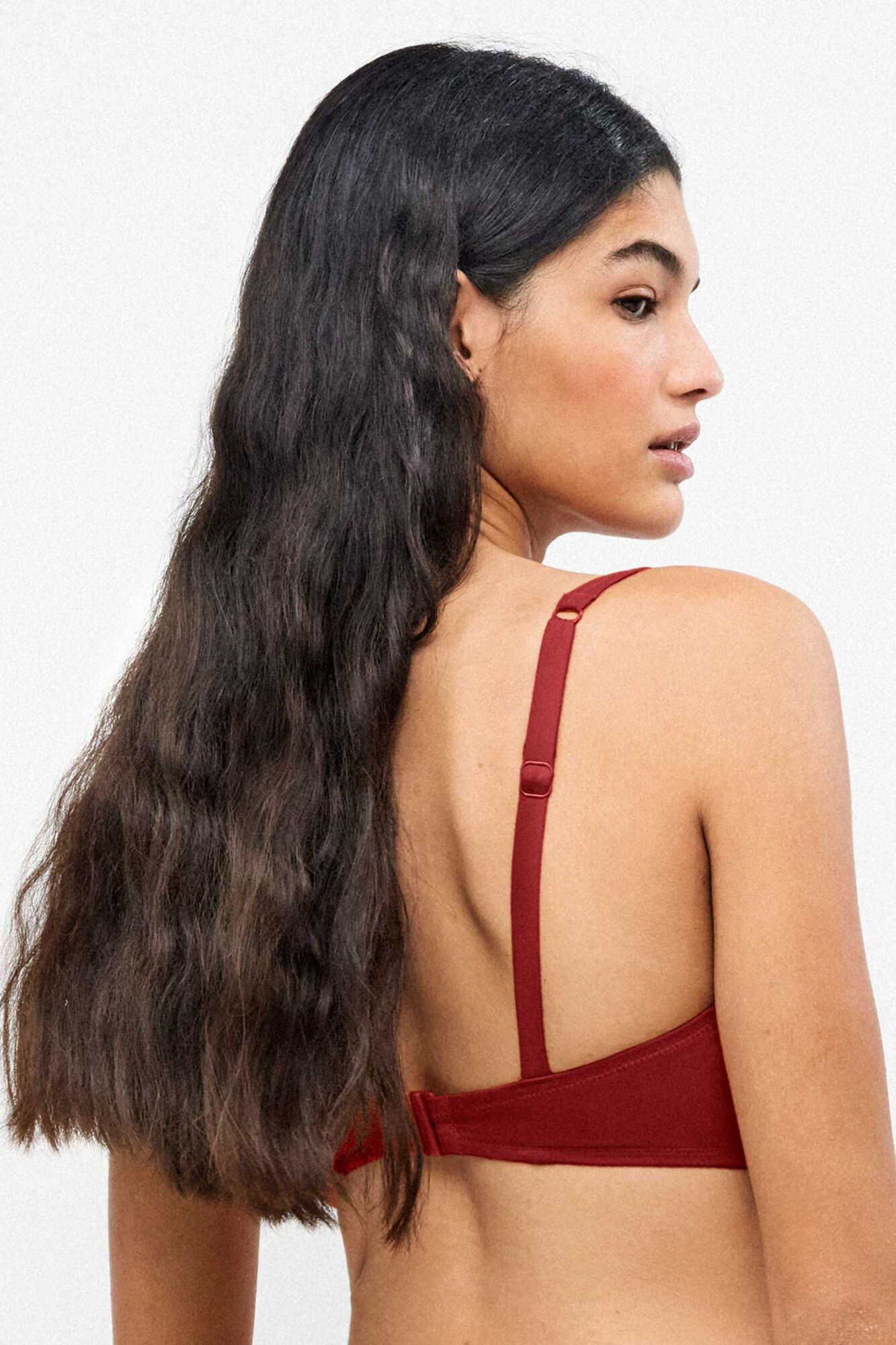 Gisela Klassisches Bikini-Top mit Wickel-Effekt