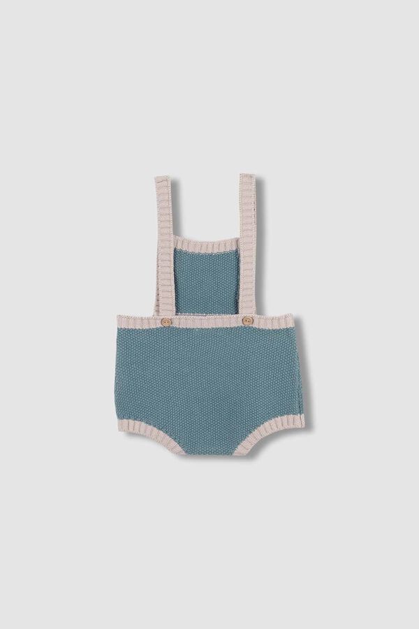 Womensecret Light blue bloomers with contrast straps Blau