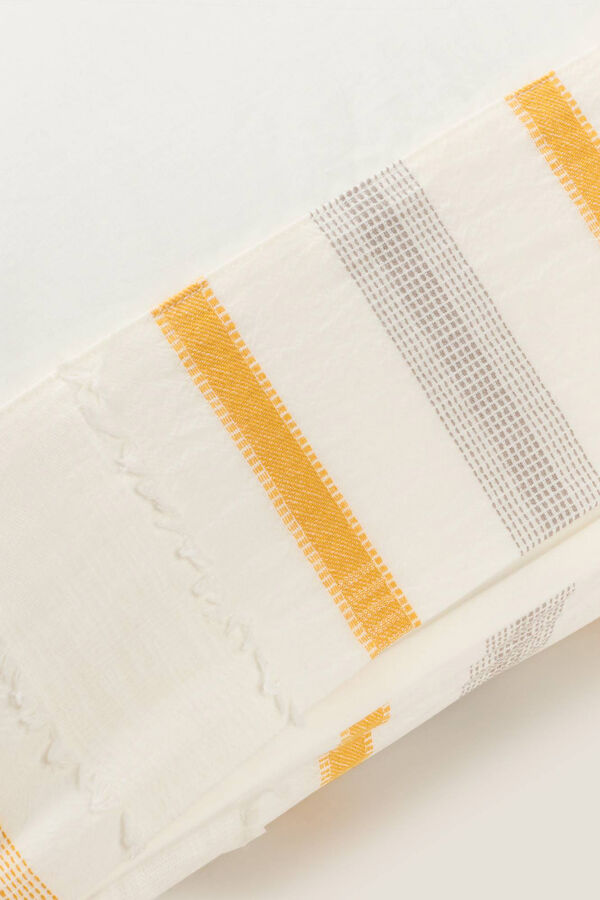 Womensecret Striped cotton pillowcase imprimé