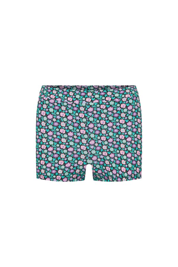 Modibodi Teen menstrual swimwear shorts Super Flow blue