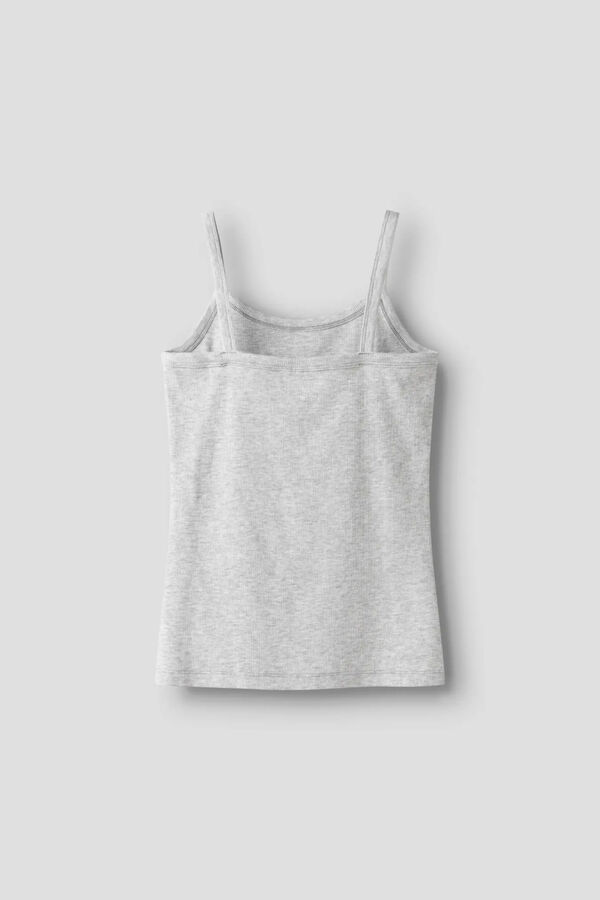 Lmtd Top de tirantes gris