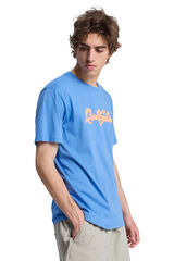 Quiksilver Retro logo short sleeve T-shirt blue