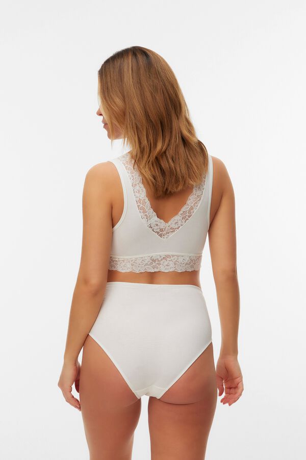 Mamalicious Maternity-BH mit Spitze Wei&szlig;
