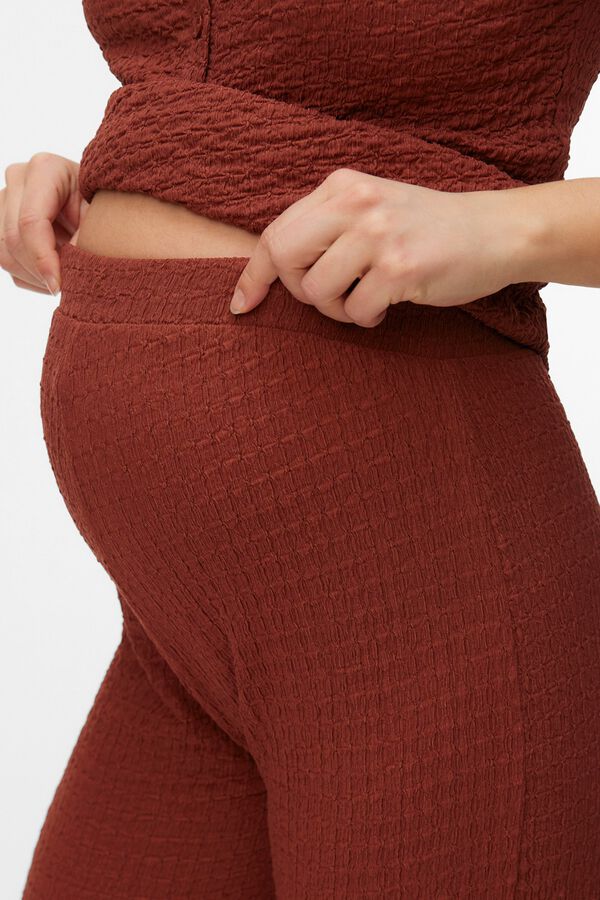 Mamalicious Pantal&oacute;n largo Maternity marr&oacute;n