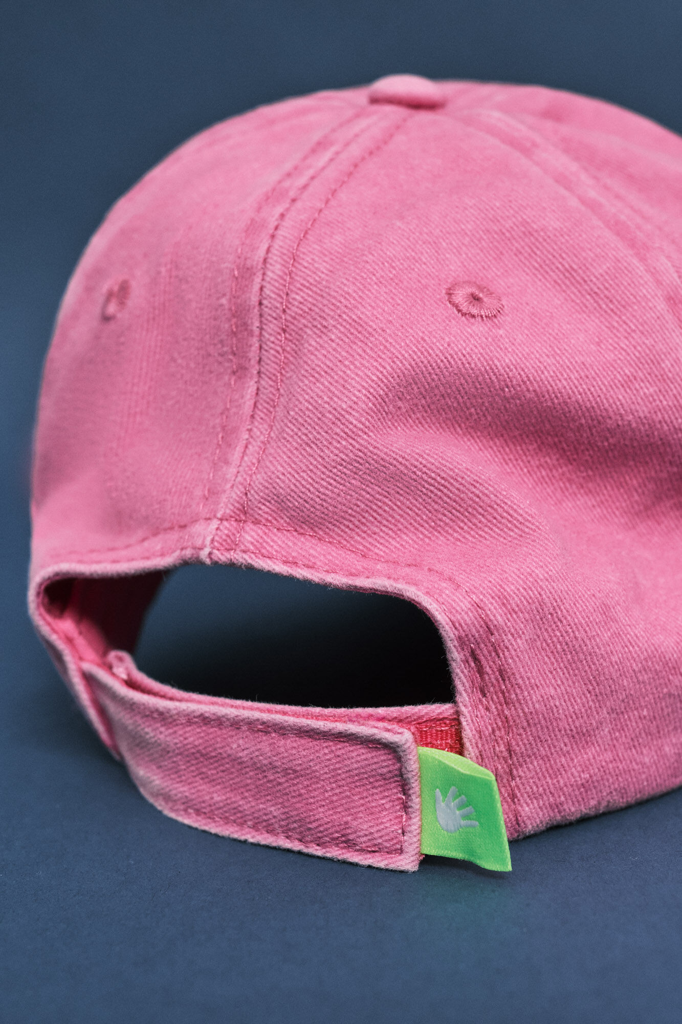 HI&BYE Casquette en coton rose &agrave; &eacute;toiles
