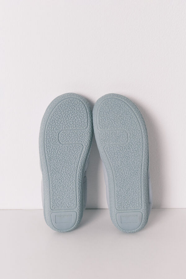 Women'secret Blue loafer slippers blue
