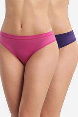 Womensecret Pack of 2 panties in ultra-stretch fabric with a second skin effect imprimé
